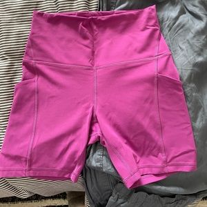 Lululemon align shorts with pockets size 6 color vivid plum